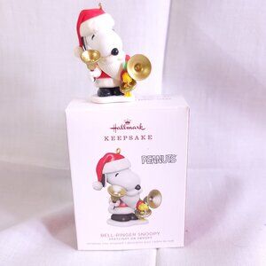 Hallmark Keepsake Peanuts Bell-Ringer Snoopy Ornament